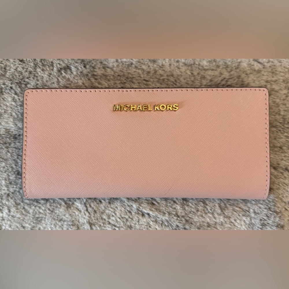 Michael Kors-Blush Pink Long Wallet